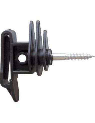 ISOLATORE ELETTRORECINZIONE PIATTO VITE LEGNO