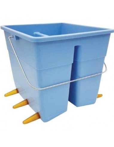 SECCHIO POPPATOIO OVINI + 6 TETTARELLE INFERIORI