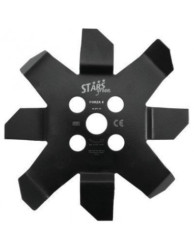 DISCO X DECESPUGLIATORE DENTI PIEGATI CUT 8 STARS