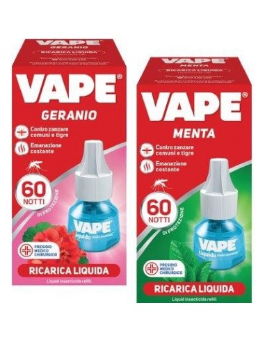RICARICA LIQUIDA ZANZARE VAPE MAGIC