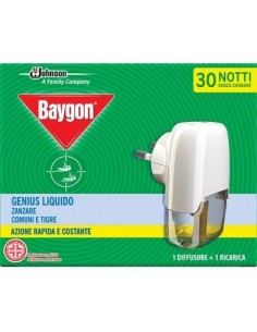 ELETTROEMANATORE LIQUIDO GENIUS BAYGON