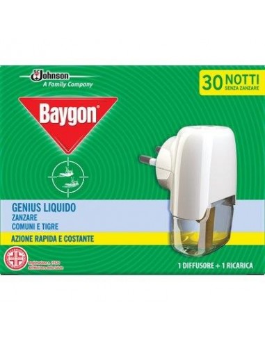 ELETTROEMANATORE LIQUIDO GENIUS BAYGON