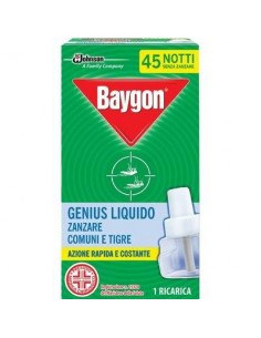 RICARICA LIQUIDA ZANZARE GENIUS BAYGON