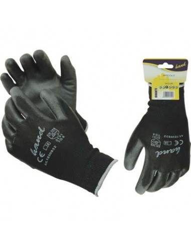 GUANTO POLIURETANO NERO HAND