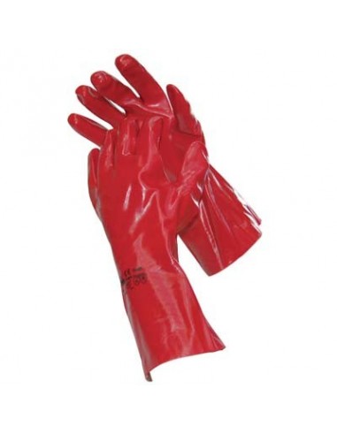GUANTO PVC ROSSO