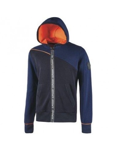 FELPA FULL ZIP + CAPPUCCIO JUPITER U-POWER