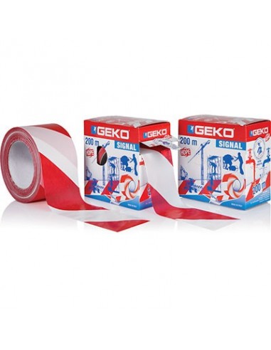 NASTRO SEGNALETICO BIANCO/ROSSO