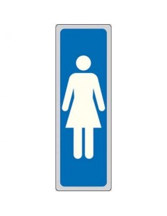 TARGA SEGNALETICA ADESIVA DONNE