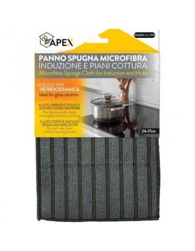 PANNO SPUGNA MICROFIBRA PIANI COTTURA APEX