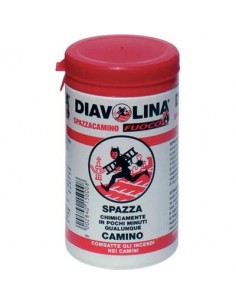 ANTIFULIGGINE SPAZZACAMINO POLVERE DIAVOLINA FUOCO