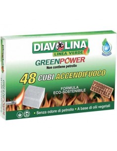 ACCENDIFUOCO GREENPOWER DIAVOLINA LINEA VERDE