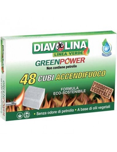 ACCENDIFUOCO GREENPOWER DIAVOLINA LINEA VERDE