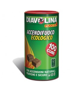 ACCENDIFUOCO ECOLOGICO 100 DIAVOLINA FUOCO