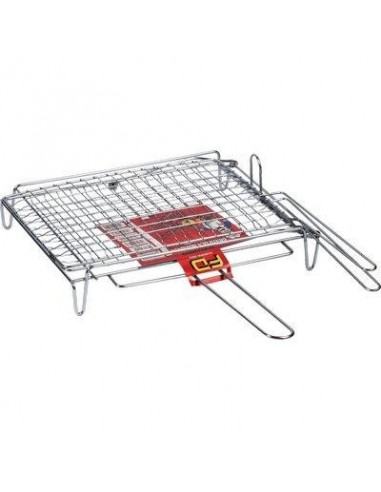 GRATICOLA BARBECUE A RETE DOPPIA RIBALTABILE FD