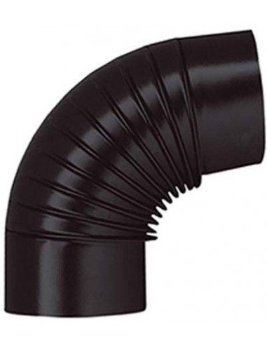 GOMITO LEGNA 90° CLASSIC NERO OPACO SAVE