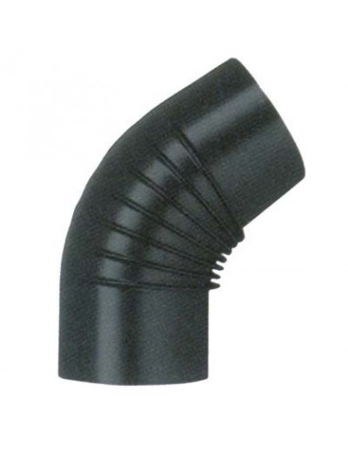 GOMITO LEGNA 45° CLASSIC NERO OPACO SAVE