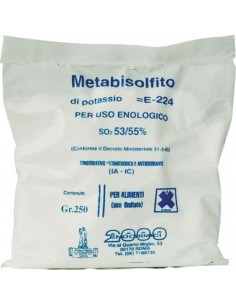 METABISOLFITO POTASSICO ENOLOGICO E224