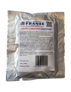 LIEVITO ENOLOGICO ZYMOFERM CEREVISIAE FRANKE