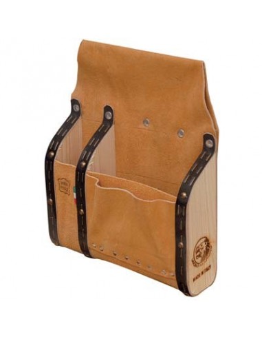 BORSA CARPENTIERE 3 TASCHE + DIVISORI LEGNO LUSSO