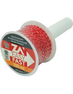 FILO EDILIZIA BIANCO/ROSSO +RIAVVOLGITORE