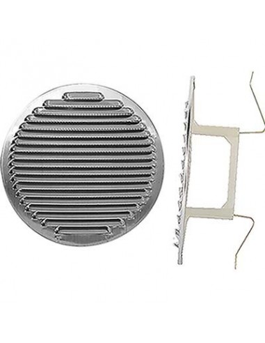 BOCCHETTA AERAZIONE ALLUMINIO TONDA + MOLLE