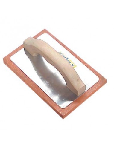 FRATTONE GOMMA ARANCIO BASE LEGNO/ALLUMINIO