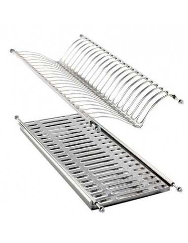 SCOLAPIATTI SCOLABICCHIERI ACCIAIO INOX
