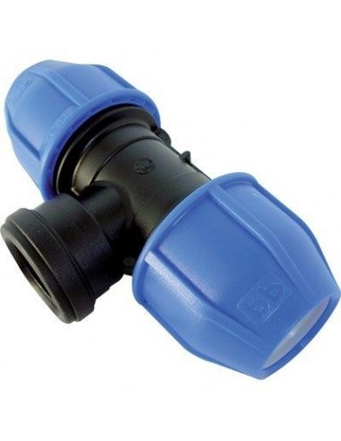 TEE A COMPRESSIONE FILETTO FEMMINA PN16