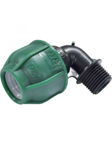 GOMITO A COMPRESSIONE FILETTO MASCHIO PN10