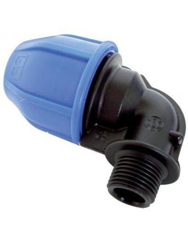 GOMITO A COMPRESSIONE FILETTO MASCHIO PN16