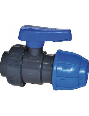 VALVOLA SFERA A COMPRESSIONE MONOGHIERA PN16