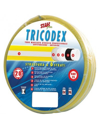 TUBO IRRIGAZIONE MAGLIATO TRICODEX STARS