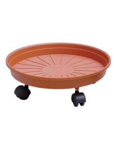 SOTTOVASO TONDO + RUOTE MARGHERITA ICS
