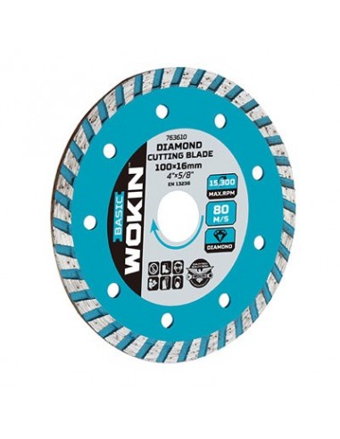 DISCO DIAMANTATO A CORONA ZIGRINATA 763 WOKIN