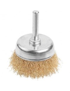 SPAZZOLA ACCIAIO A TAZZA + GAMBO 771103 WOKIN