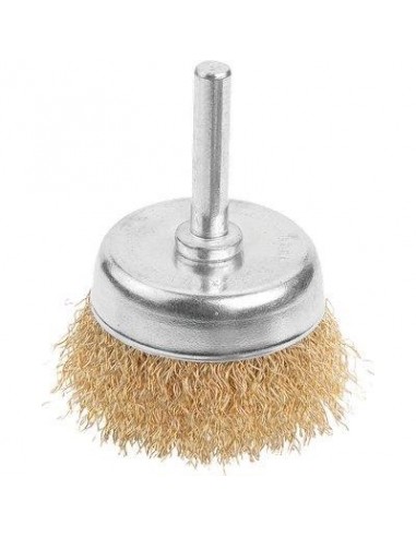 SPAZZOLA ACCIAIO A TAZZA + GAMBO 771103 WOKIN