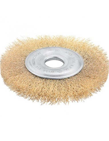 SPAZZOLA ACCIAIO CIRCOLARE + FORO 770505 WOKIN