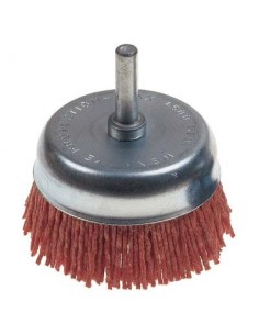 SPAZZOLA FIBRA A TAZZA + GAMBO PG