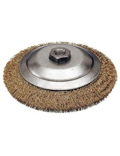 SPAZZOLA ACCIAIO CONICA + FILETTO CEBO