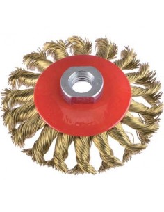 SPAZZOLA ACCIAIO RITORTO CONICA + FILETTO PG