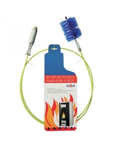 SCOVOLO KIT PULIZIA STUFA PELLET DOMUS