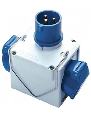ADATTATORE DOPPIO SPINA BLU-PRESA BLU FME