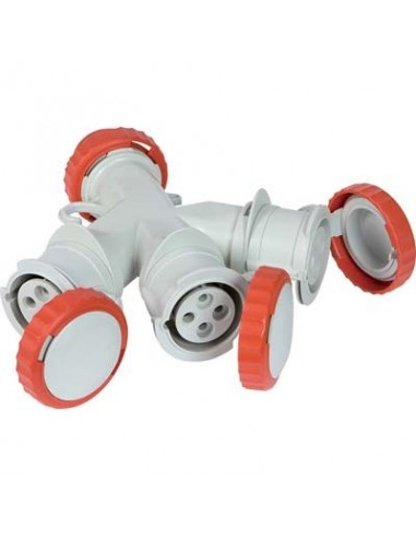 ADATTATORE MULTIPLO SPINA ROSSA - PRESA ROSSA FME