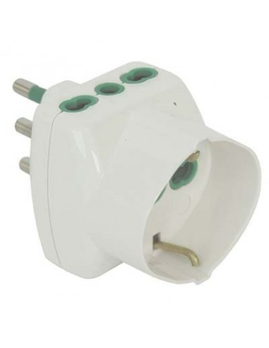 ADATTATORE TRIPLO 16A-16A+SCHUKO FME
