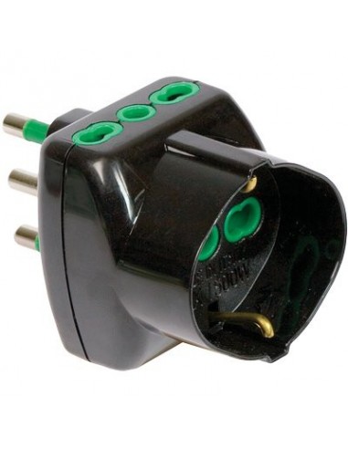 ADATTATORE TRIPLO 16A-16A+SCHUKO FME