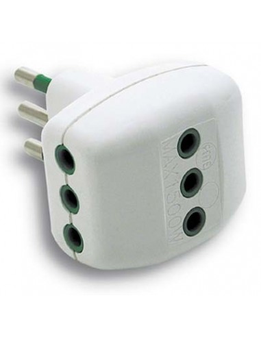 ADATTATORE TRIPLO 10A-10A FME