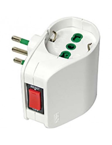 ADATTATORE DOPPIO 10A-SCHUKO FME