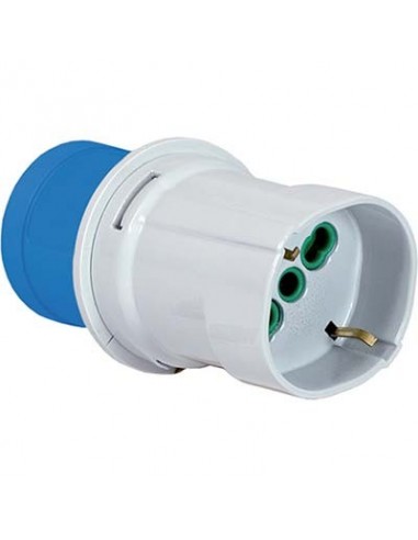 ADATTATORE SPINA BLU-SCHUKO FME