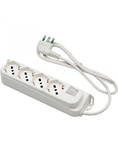 MULTIPRESA BIPASSO SCHUKO + INT.LUM RETAIL FME