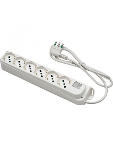 MULTIPRESA BIPASSO SCHUKO + INT.LUM RETAIL FME